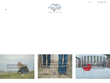 Tablet Screenshot of newlifeadopt.com